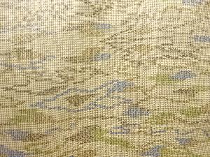 アンティーク　霞模様織り出し本場大島紬着物